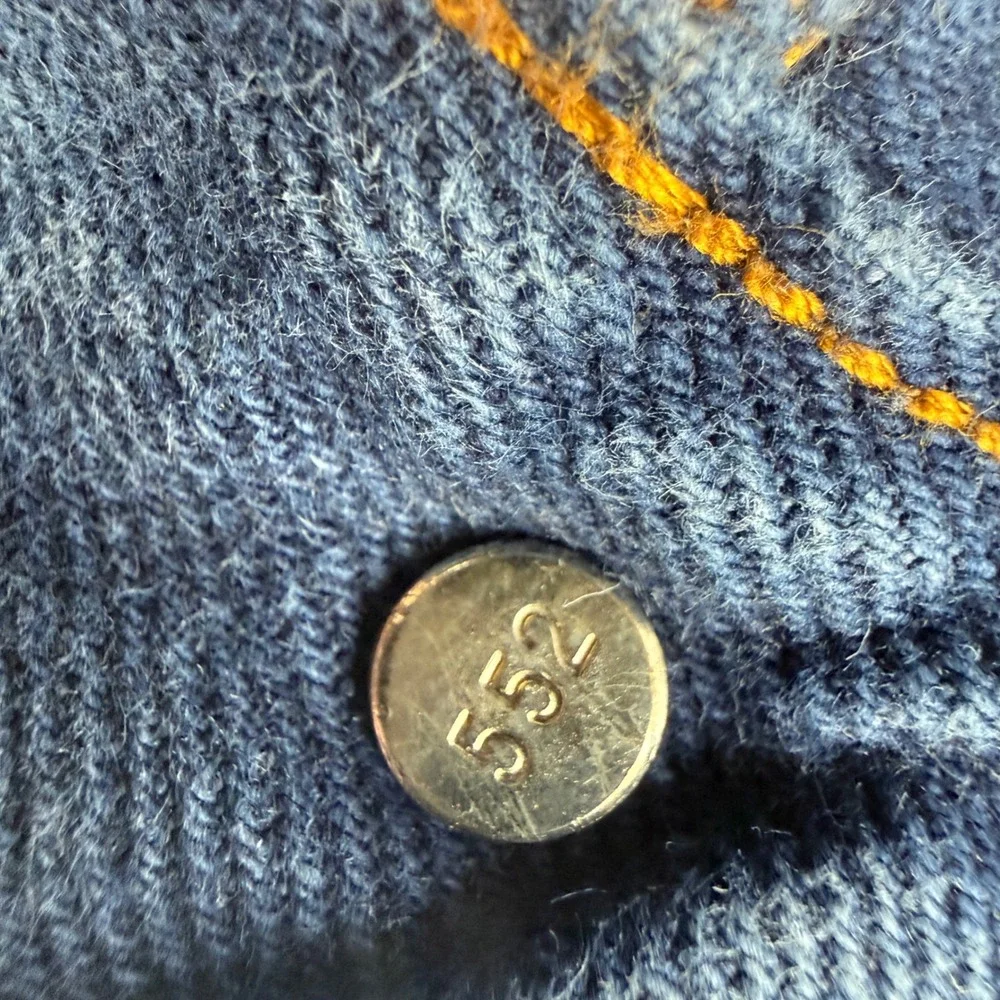 Levi's 501 Jeans Mens 36x34 Blue Vintage Made in USA Button Fly Straight Leg